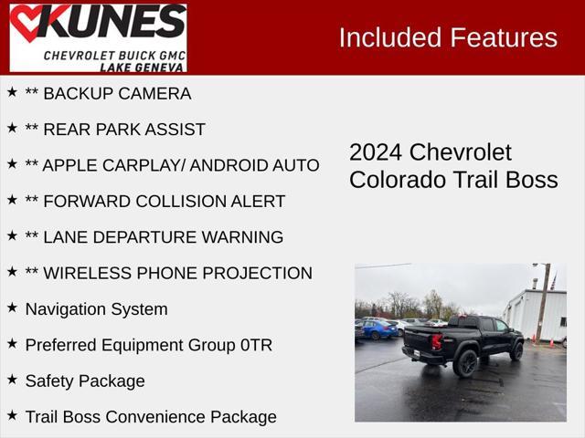 new 2024 Chevrolet Colorado car, priced at $42,500