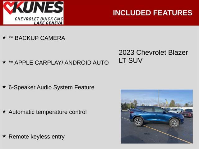 used 2023 Chevrolet Blazer car, priced at $26,929