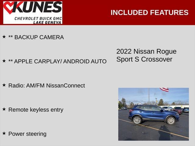 used 2022 Nissan Rogue Sport car, priced at $18,600