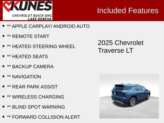 new 2025 Chevrolet Traverse car, priced at $44,616