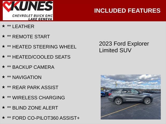 used 2023 Ford Explorer car, priced at $30,350