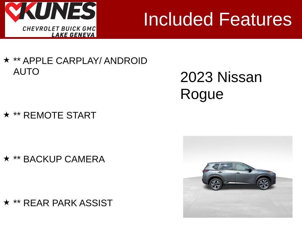 used 2023 Nissan Rogue car, priced at $22,204