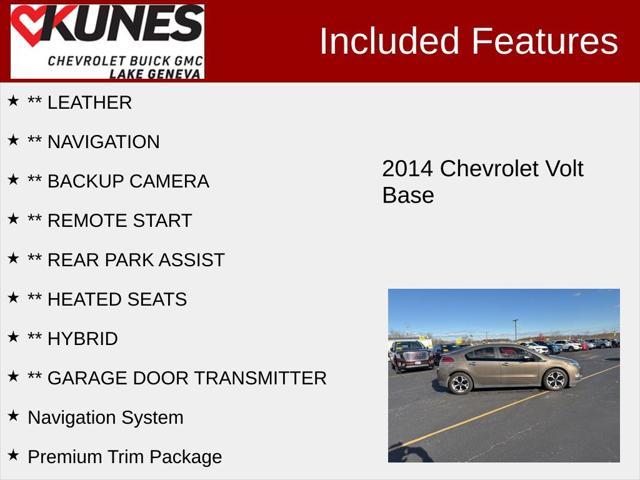 used 2014 Chevrolet Volt car, priced at $8,857