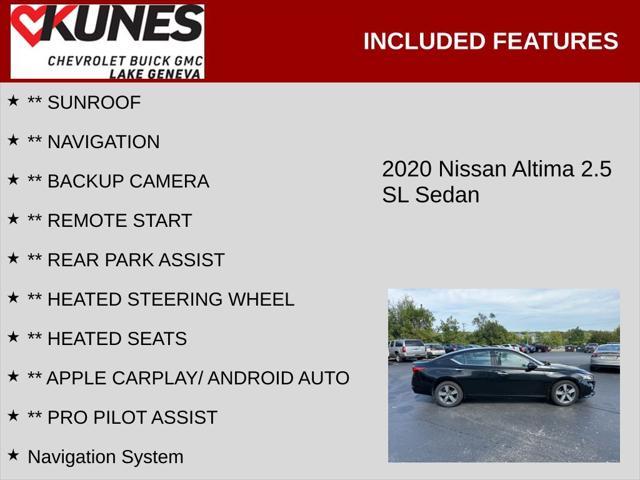 used 2020 Nissan Altima car, priced at $19,956