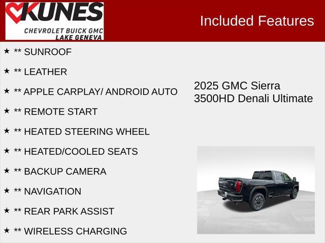 new 2025 GMC Sierra 3500 car, priced at $100,315