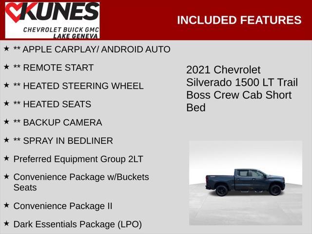 used 2021 Chevrolet Silverado 1500 car, priced at $39,241