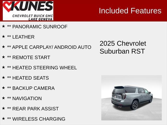 new 2025 Chevrolet Suburban car, priced at $79,620