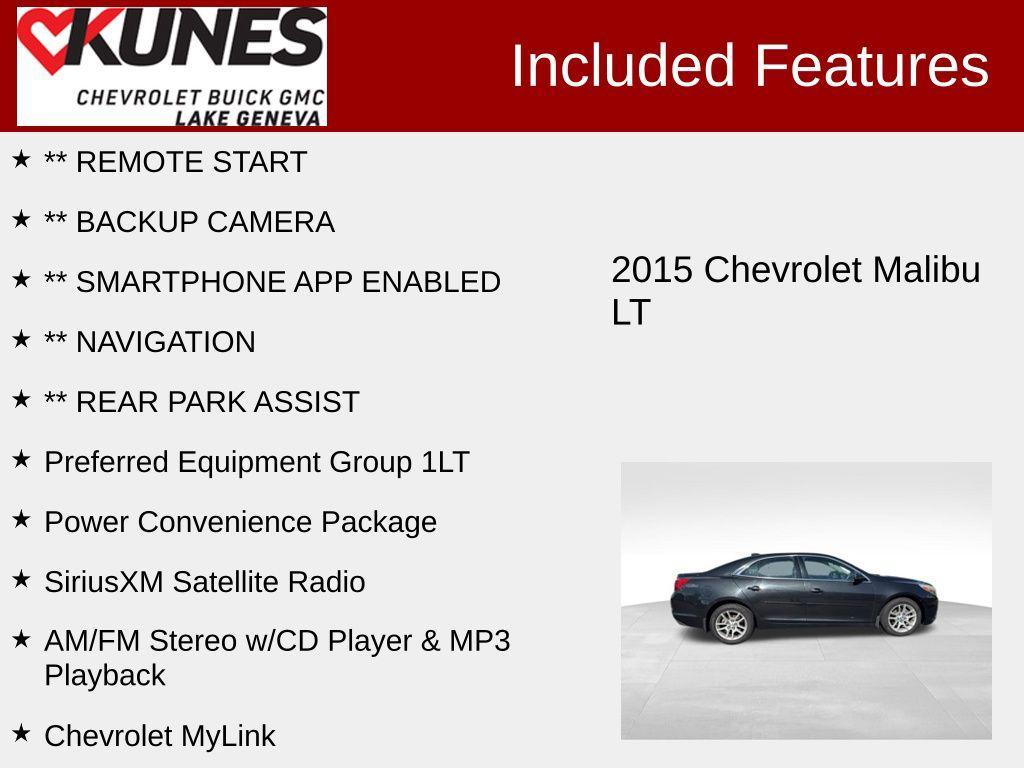 used 2015 Chevrolet Malibu car, priced at $5,800