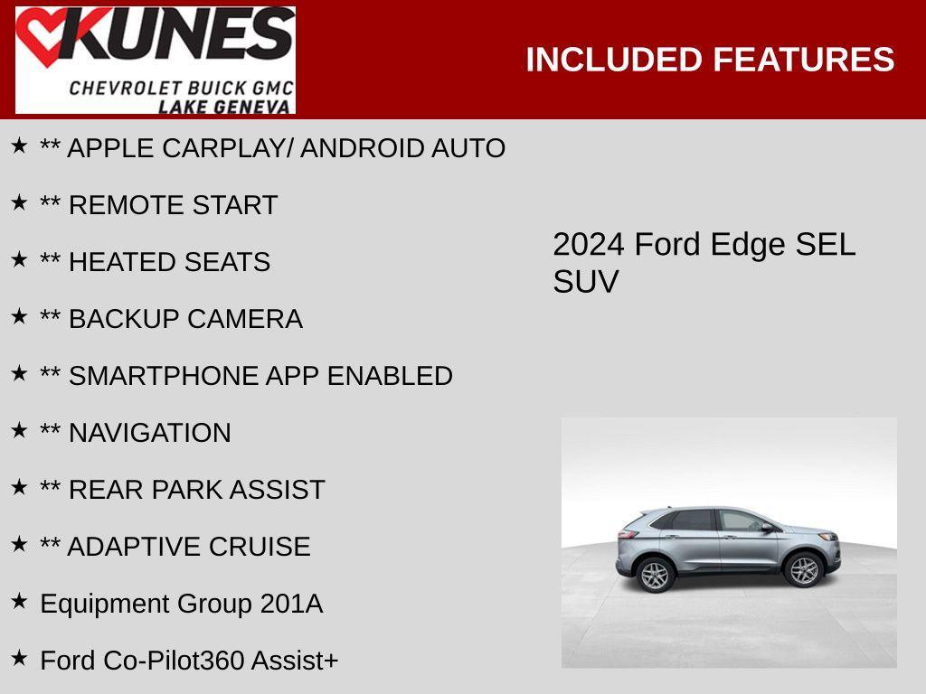 used 2024 Ford Edge car, priced at $21,958