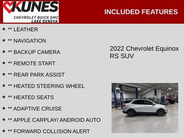 used 2022 Chevrolet Equinox car, priced at $23,200