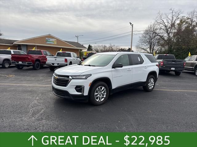 used 2022 Chevrolet Traverse car, priced at $22,985