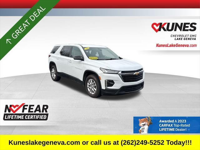 used 2022 Chevrolet Traverse car, priced at $22,985