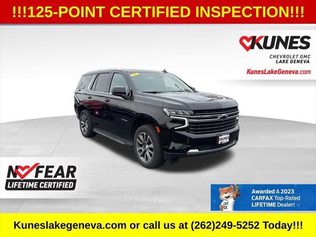 used 2021 Chevrolet Tahoe car, priced at $48,275