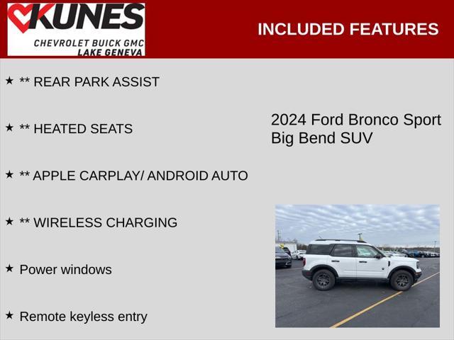 used 2024 Ford Bronco Sport car, priced at $27,355