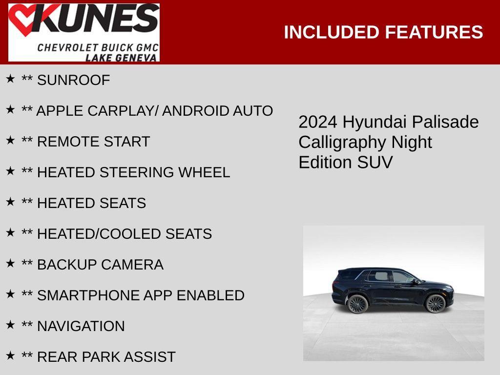 used 2024 Hyundai Palisade car, priced at $39,565