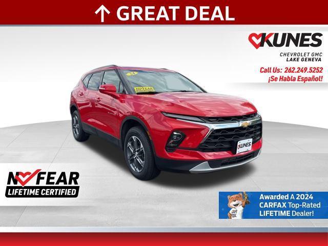used 2024 Chevrolet Blazer car, priced at $25,100