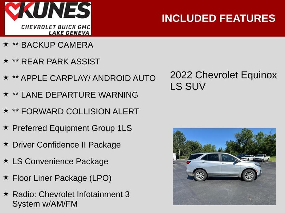 used 2022 Chevrolet Equinox car, priced at $19,300