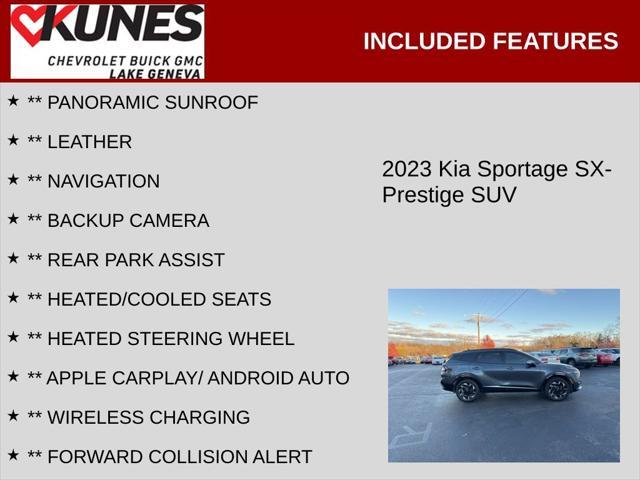 used 2023 Kia Sportage car, priced at $29,500