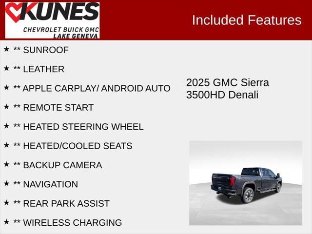 new 2025 GMC Sierra 3500 car, priced at $83,500
