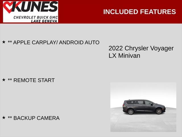 used 2022 Chrysler Voyager car, priced at $20,500