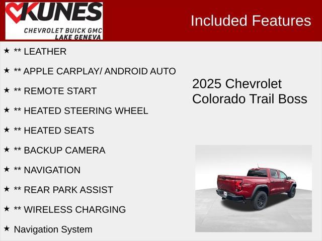 new 2025 Chevrolet Colorado car, priced at $46,135