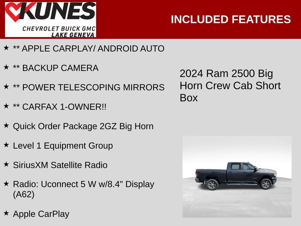 used 2024 Ram 2500 car, priced at $45,500