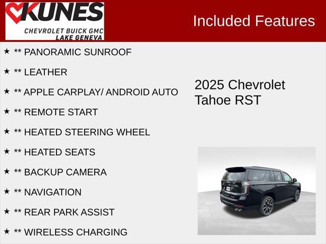 new 2025 Chevrolet Tahoe car, priced at $76,820