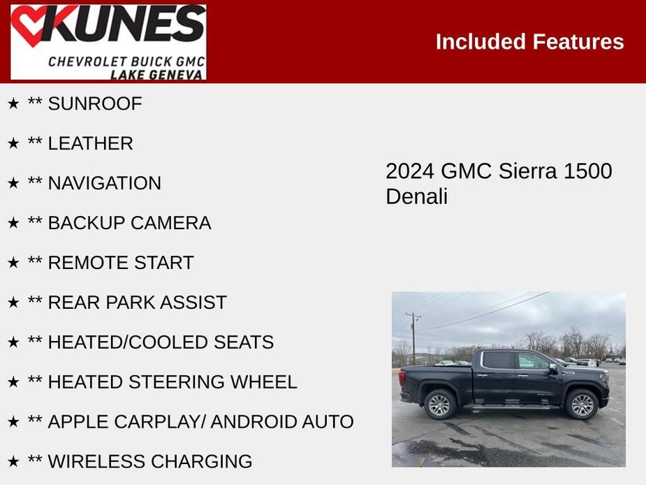 new 2024 GMC Sierra 1500 car, priced at $71,000