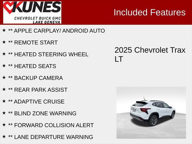new 2025 Chevrolet Trax car, priced at $25,580