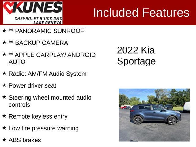 used 2022 Kia Sportage car, priced at $19,137