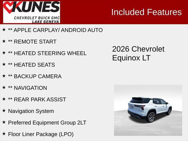 new 2026 Chevrolet Equinox car, priced at $32,320