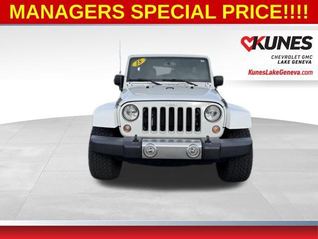 used 2018 Jeep Wrangler JK Unlimited car, priced at $17,530