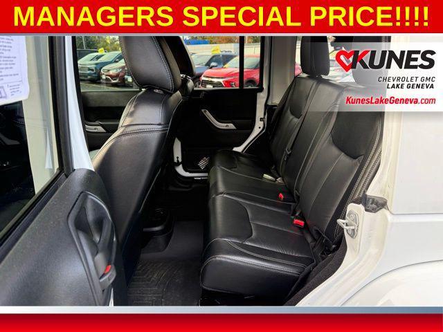 used 2018 Jeep Wrangler JK Unlimited car, priced at $17,530