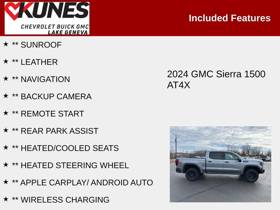 new 2024 GMC Sierra 1500 car, priced at $80,500