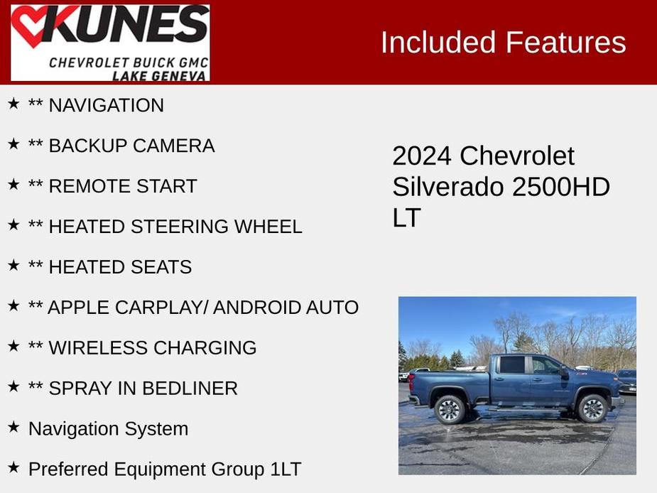 new 2024 Chevrolet Silverado 2500 car, priced at $70,500
