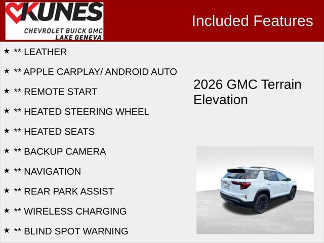 new 2026 GMC Terrain car, priced at $36,840