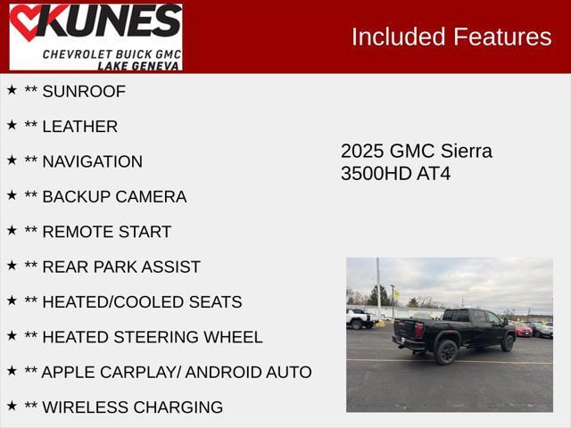 new 2025 GMC Sierra 3500 car, priced at $86,550