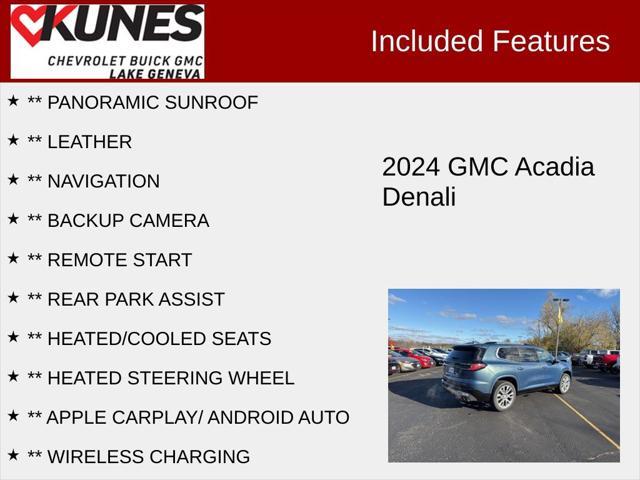 new 2024 GMC Acadia car, priced at $64,835