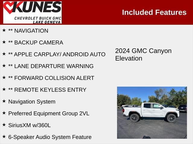 new 2024 GMC Canyon car, priced at $38,220