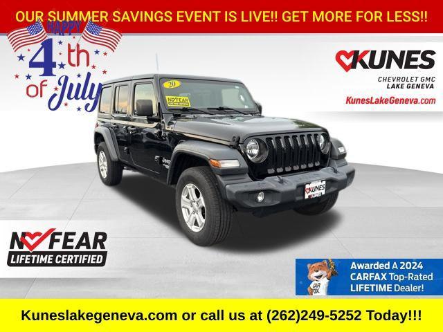 used 2020 Jeep Wrangler Unlimited car, priced at $23,495