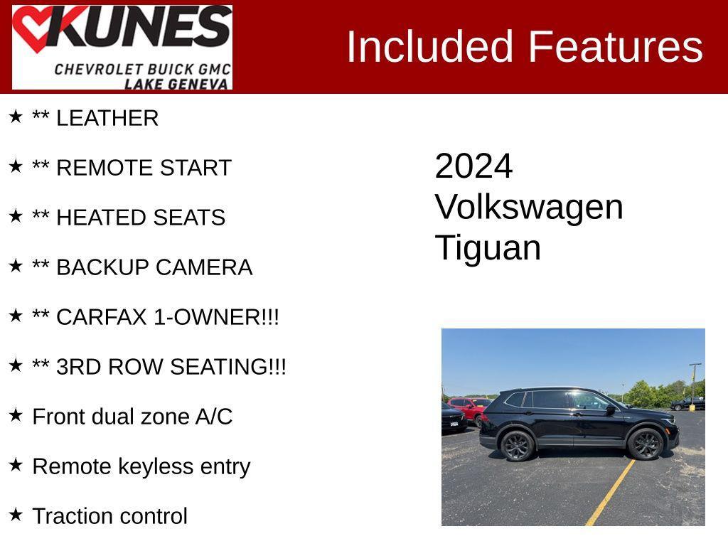 used 2024 Volkswagen Tiguan car, priced at $23,400