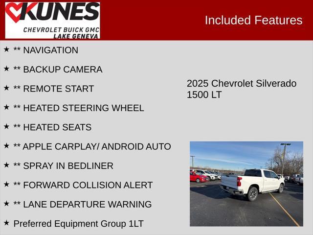 new 2025 Chevrolet Silverado 1500 car, priced at $57,500