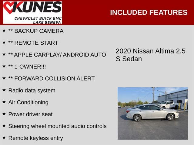 used 2020 Nissan Altima car, priced at $15,500