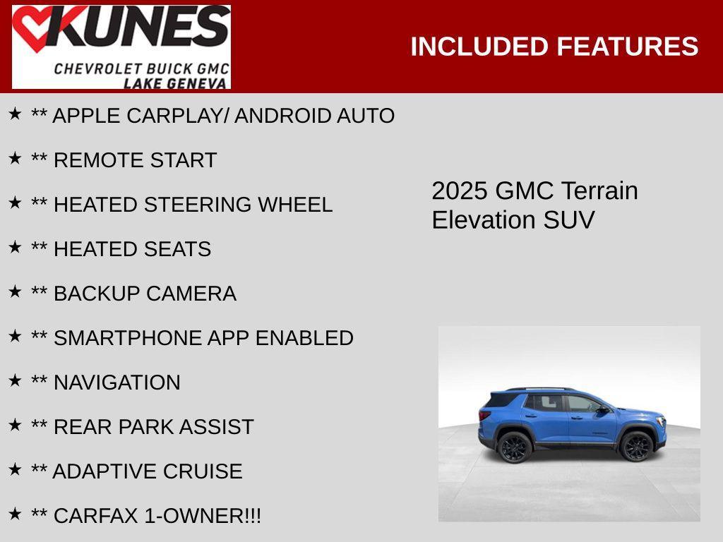 used 2025 GMC Terrain car, priced at $32,995