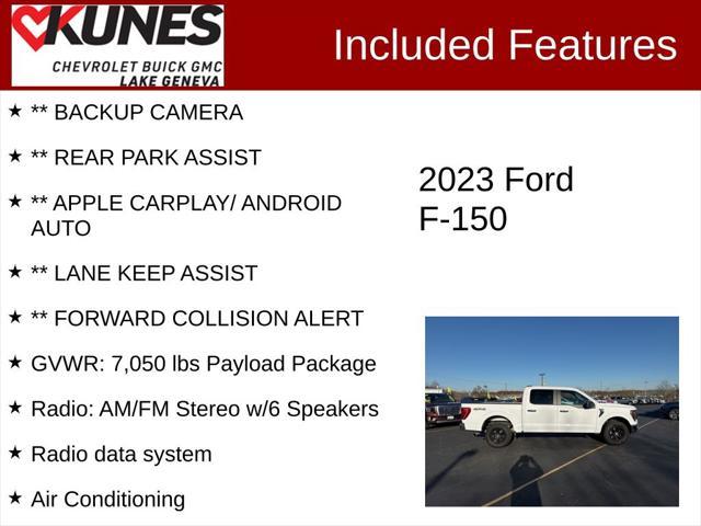 used 2023 Ford F-150 car, priced at $37,195