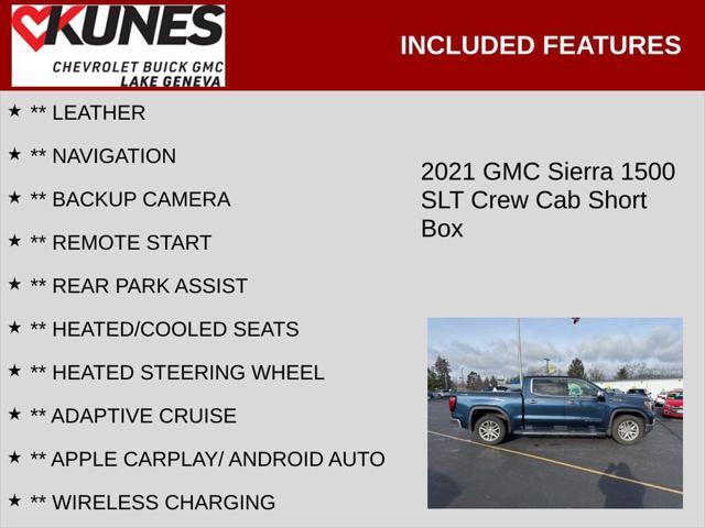 used 2021 GMC Sierra 1500 car, priced at $38,495