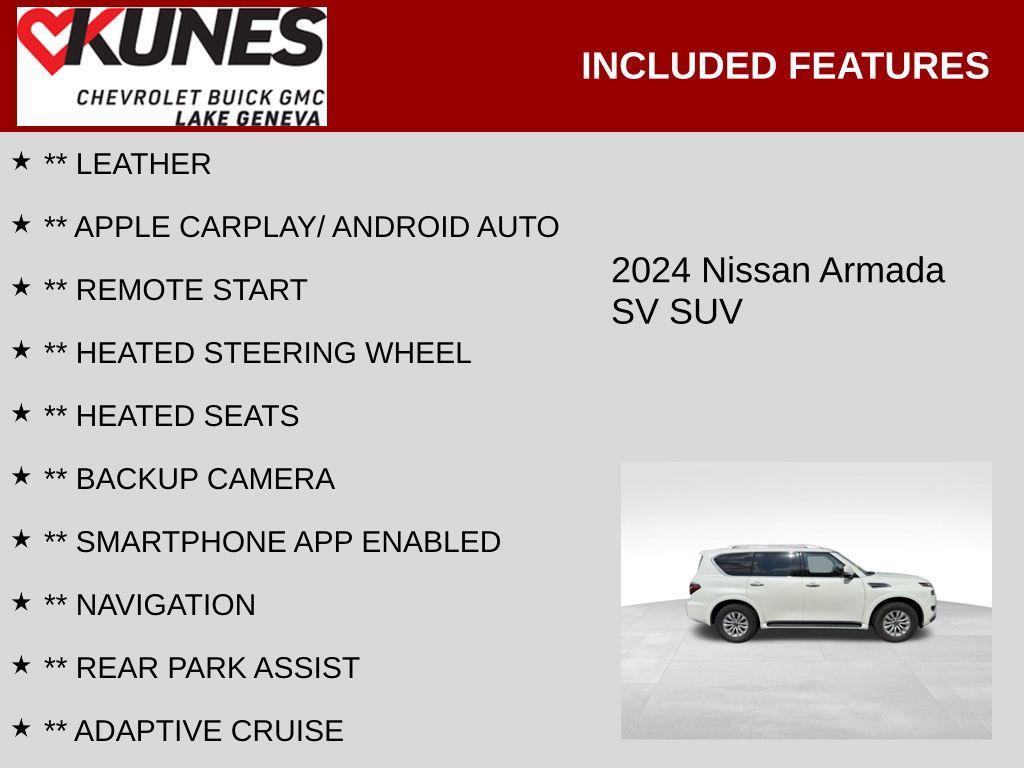 used 2024 Nissan Armada car, priced at $37,489