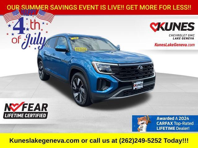 used 2024 Volkswagen Atlas Cross Sport car, priced at $31,895