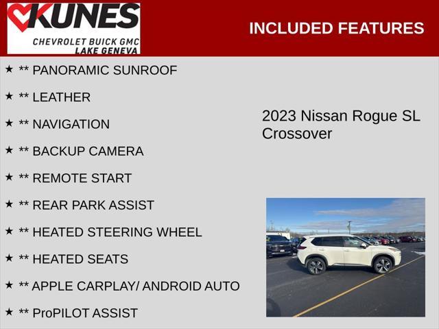 used 2023 Nissan Rogue car, priced at $22,700