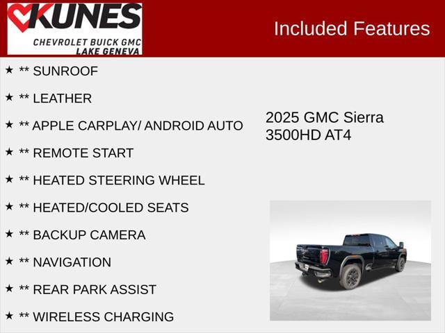 new 2025 GMC Sierra 3500 car, priced at $90,110